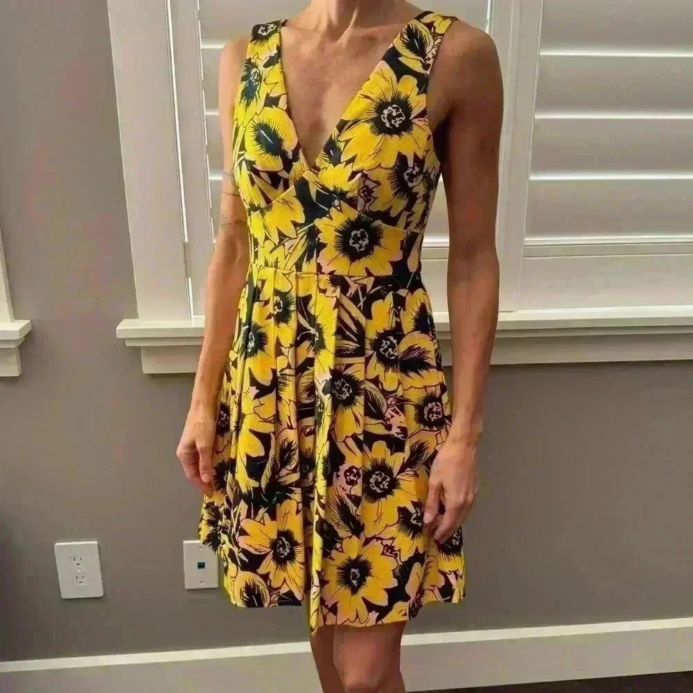 J. Crew Striped A-Line  Dress